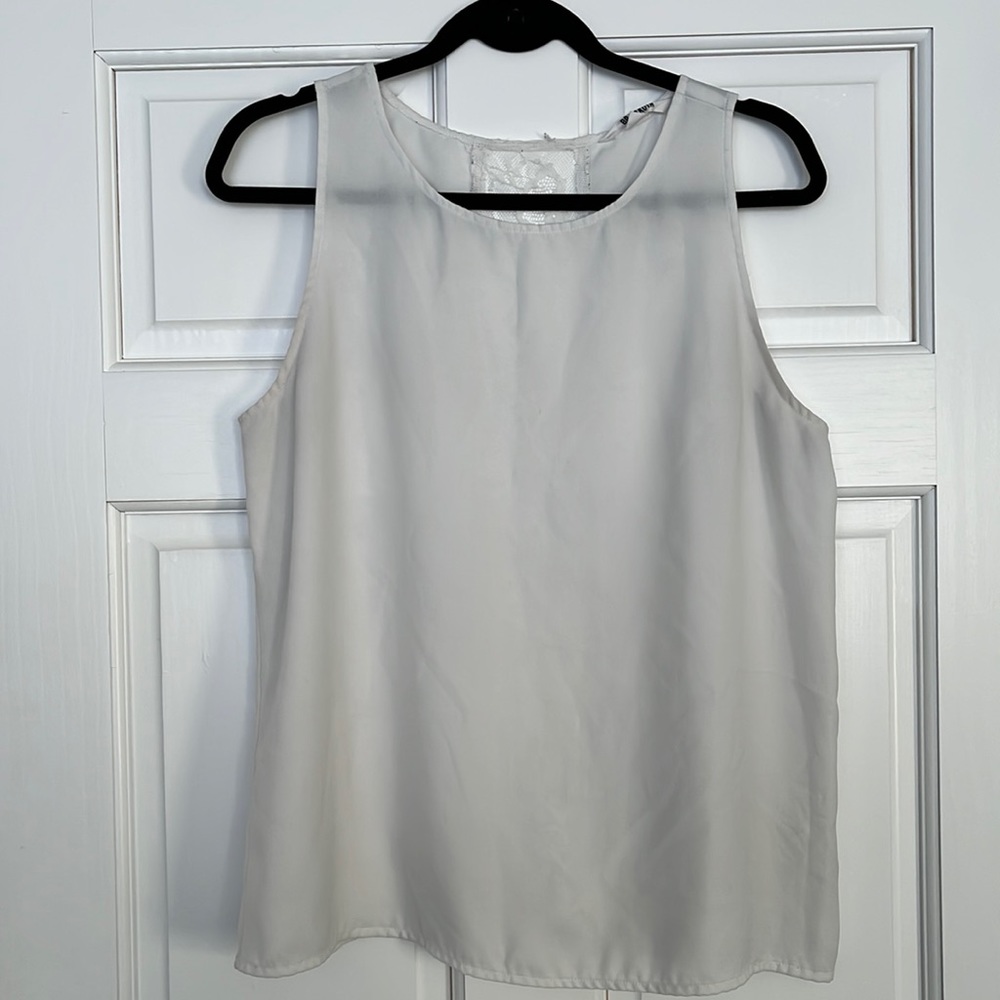 White Lace BB Dakota Tank Top
